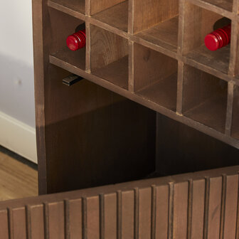 Weinschrank Mauro Walnuss 55 cm